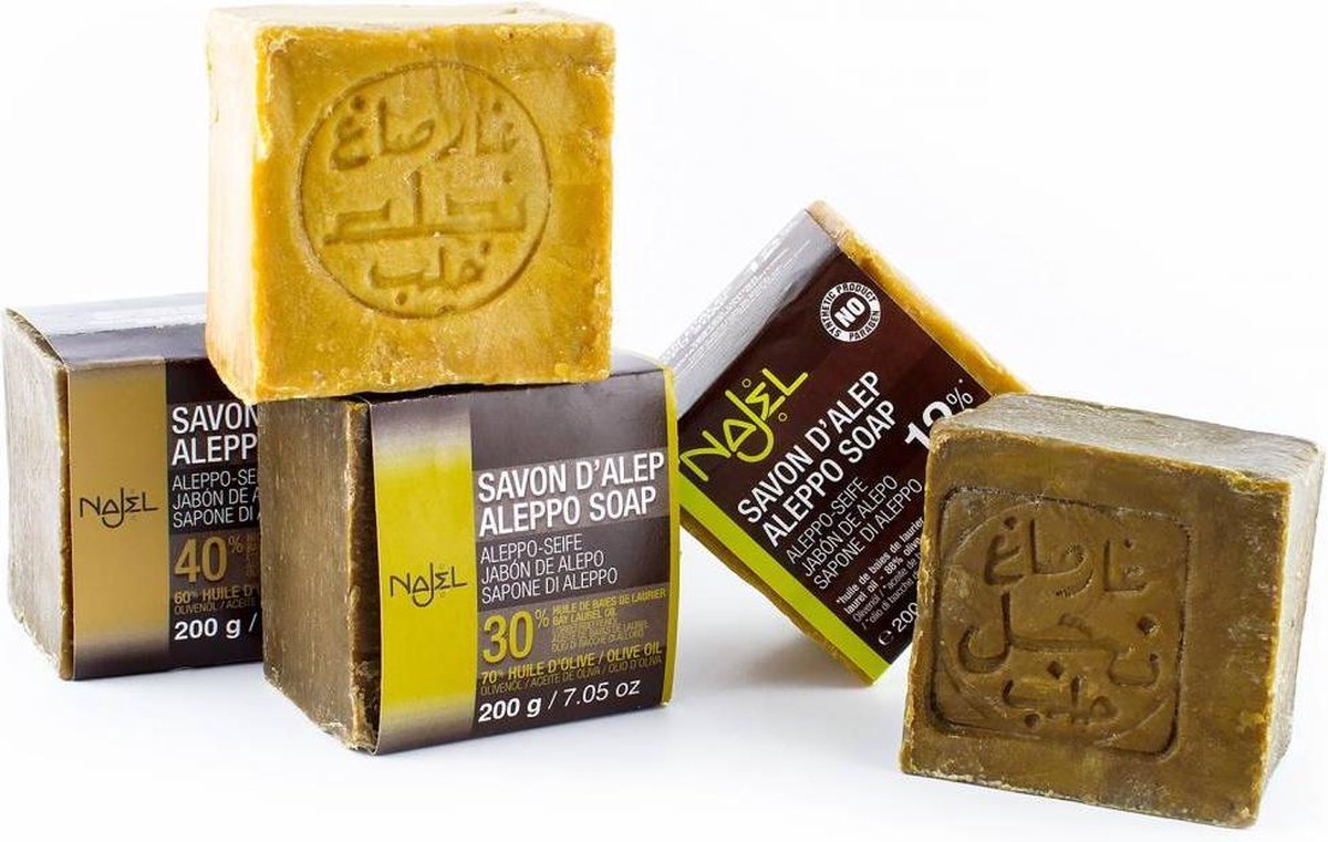 Najel -  Aleppo zeep 30% BLO   - 200 gram