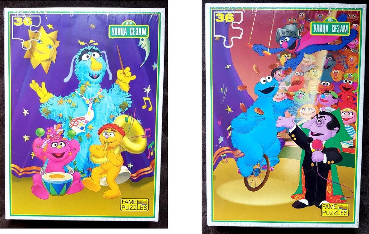sesamstraat puzzel - puzzels - speelgoed - legpuzzel - Viros