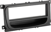 1-DIN Paneel met aflegbakje. Ford Mondeo /Focus / S-Max/ Galaxy Kleur: Zwart