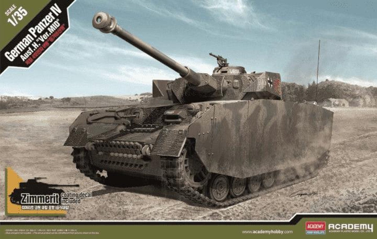 1:35 Academy 13516 ​German Pz.Kpfw.IV Ausf.H "Ver. MID" Plastic kit