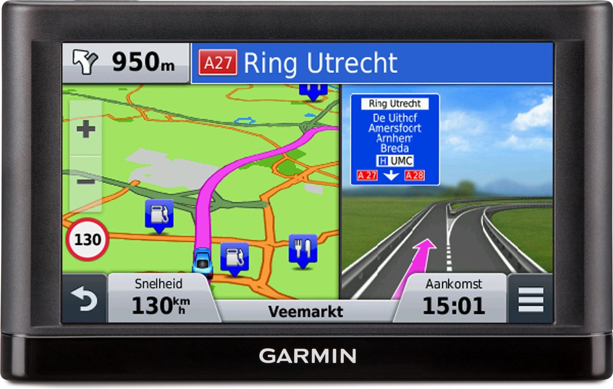 Garmin nuvi 55 LMT CE - lifetime mapupdates - 3D traffic - 5 inch
