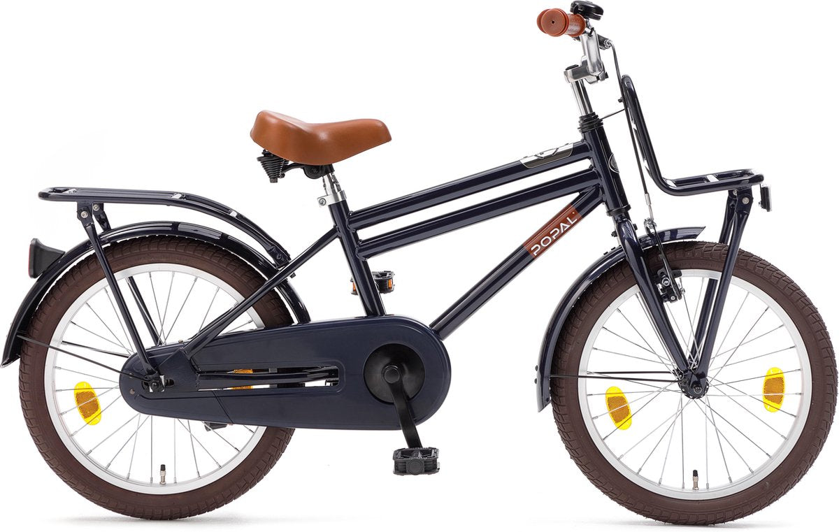 Supersuper Cooper Kinderfiets - 18 inch - Donkerblauw
