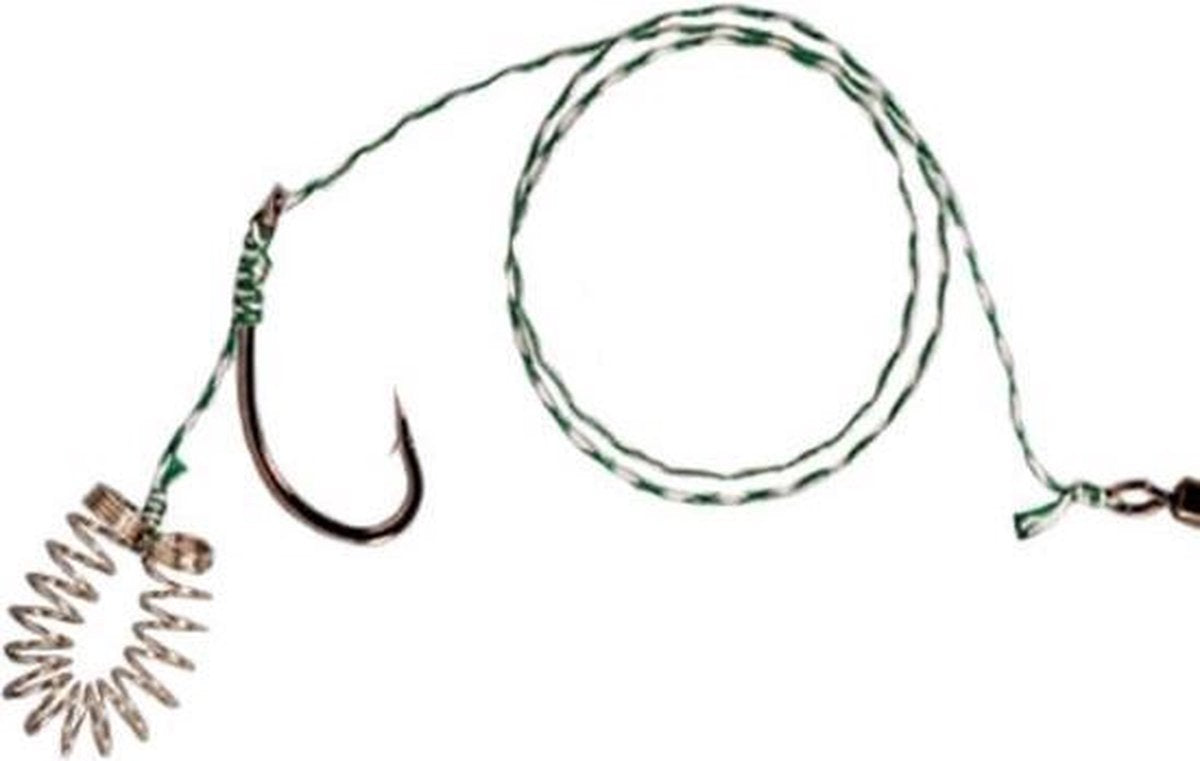 DAM SUMO Spiral Carp Hair Rig - Haakmaat 6 - 2 Stuks - Incl. Stoppers