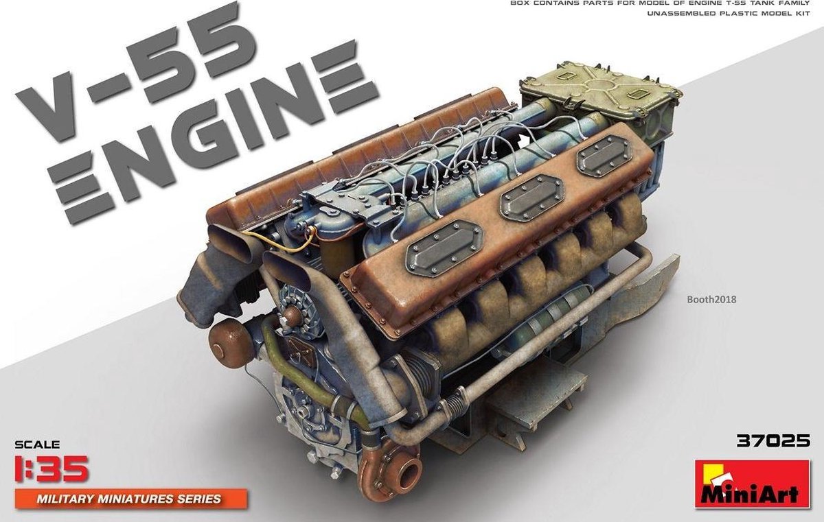 Miniart - V-55 Engine (Min37025)