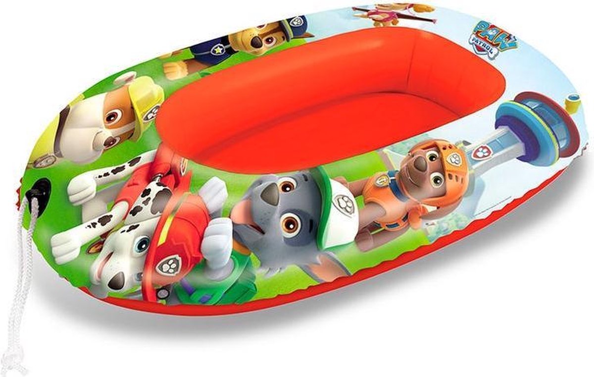 Kleine rubberboot van Paw Patrol