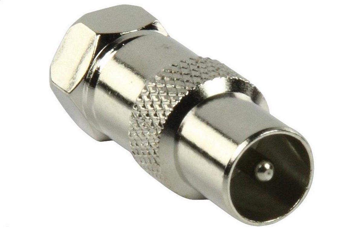 Adapter - Coax (mannelijk) naar F (mannelijk)