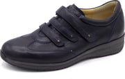 Durea Dames Klittenbandschoen 6128-4008 Blauw - Wijdte G - Maat 4½