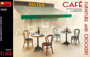 Miniart - Café Furniture & Crockery (Min35569)