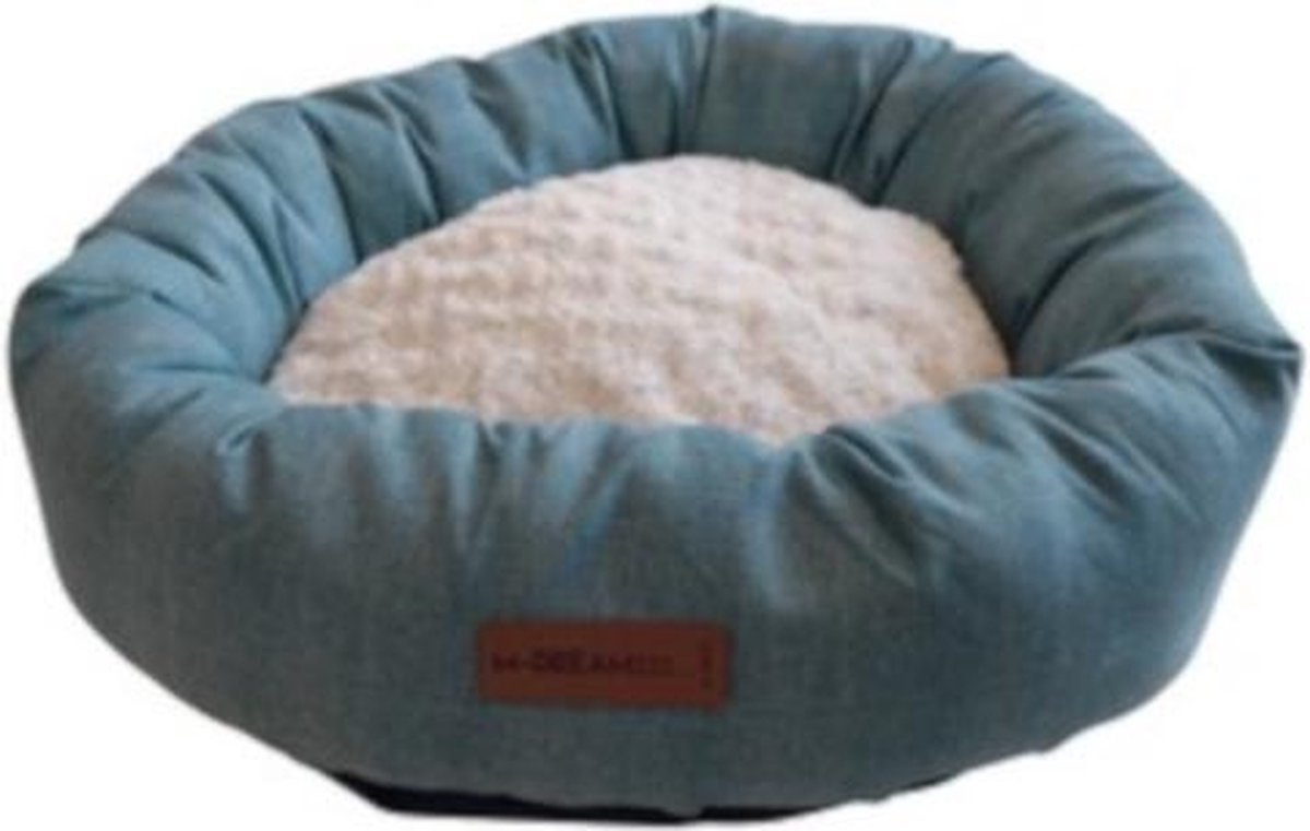 M-pets Hondenmand Samoa Anti-slip 55 Cm Microfiber Blauw