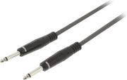 Sweex SWOP23050E50 Gitaarkabel 6.35 Mm Male - 6.35 Mm Male 5.0 M Donkergrijs