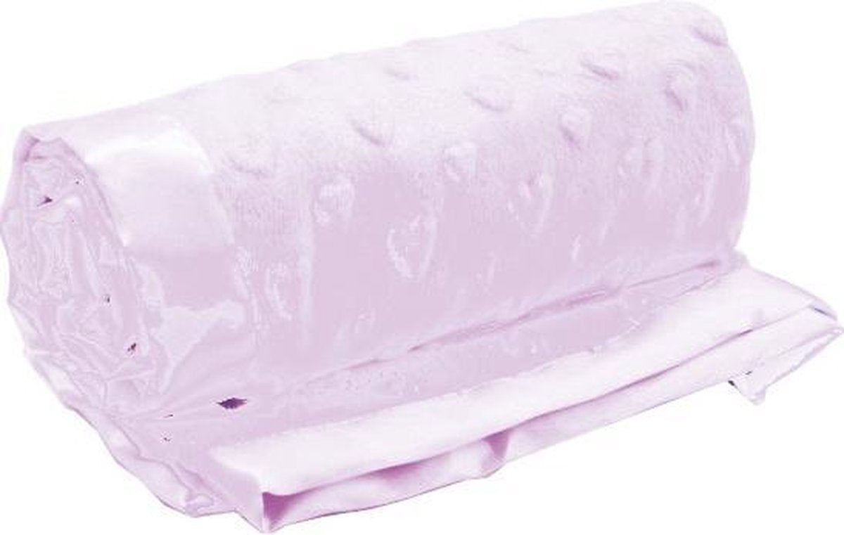 Soft Touch Deken Hearts Junior 75 X 100 Cm Polyester Roze