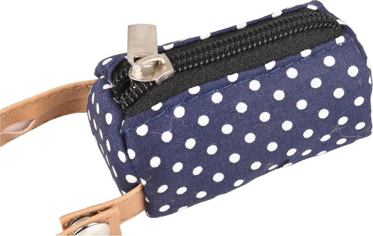 Poepzakhouder Dot Riri - Blauw - 12.5 x 4.5 x 4.5 cm