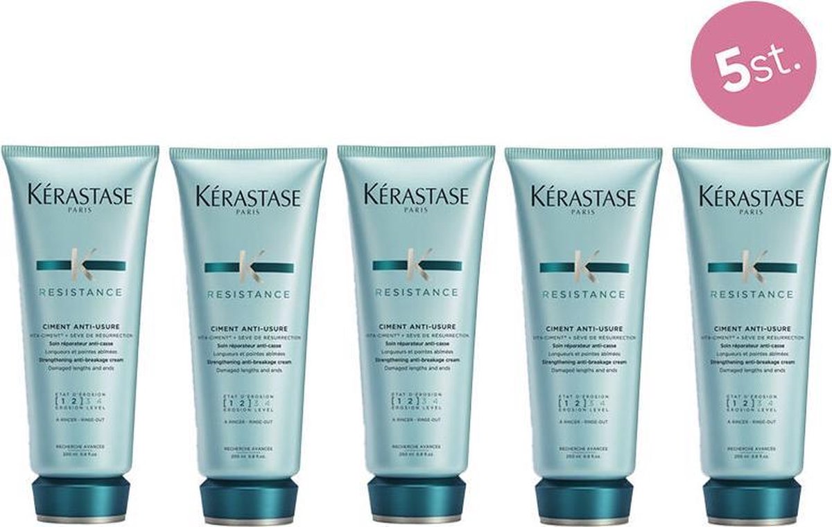 5X Kérastase Résistance Ciment Anti-Usure 200ml