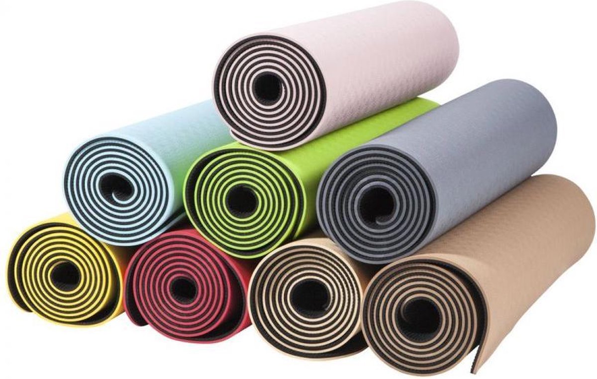 Gorilla Sports Yogamat - Yoga Mat - Bruin
