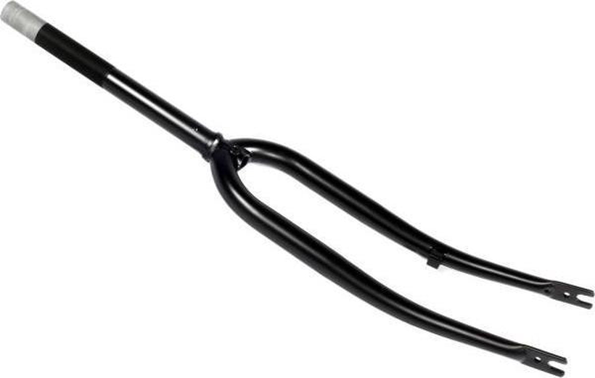 Vork 28 inch transport 1 draad glans zwart