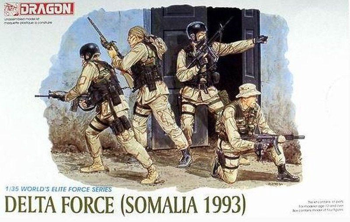 Dragon - 1/35 Deltaforce Somalia 1993 - DRA3022 - modelbouwsets