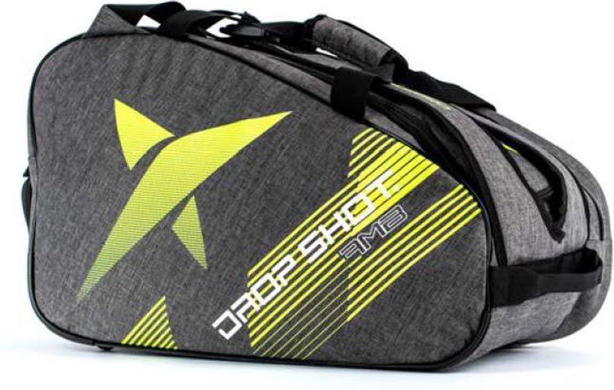 Drop Shot padel racketbag Ambition - grijs/geel