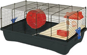 Mps Hamsterkooi Flat Nature 58 X 32 X 26 Cm Zwart