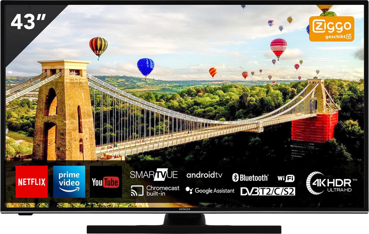 Hitachi 43HAK6150 - 43 inch - 4K LED - 2020