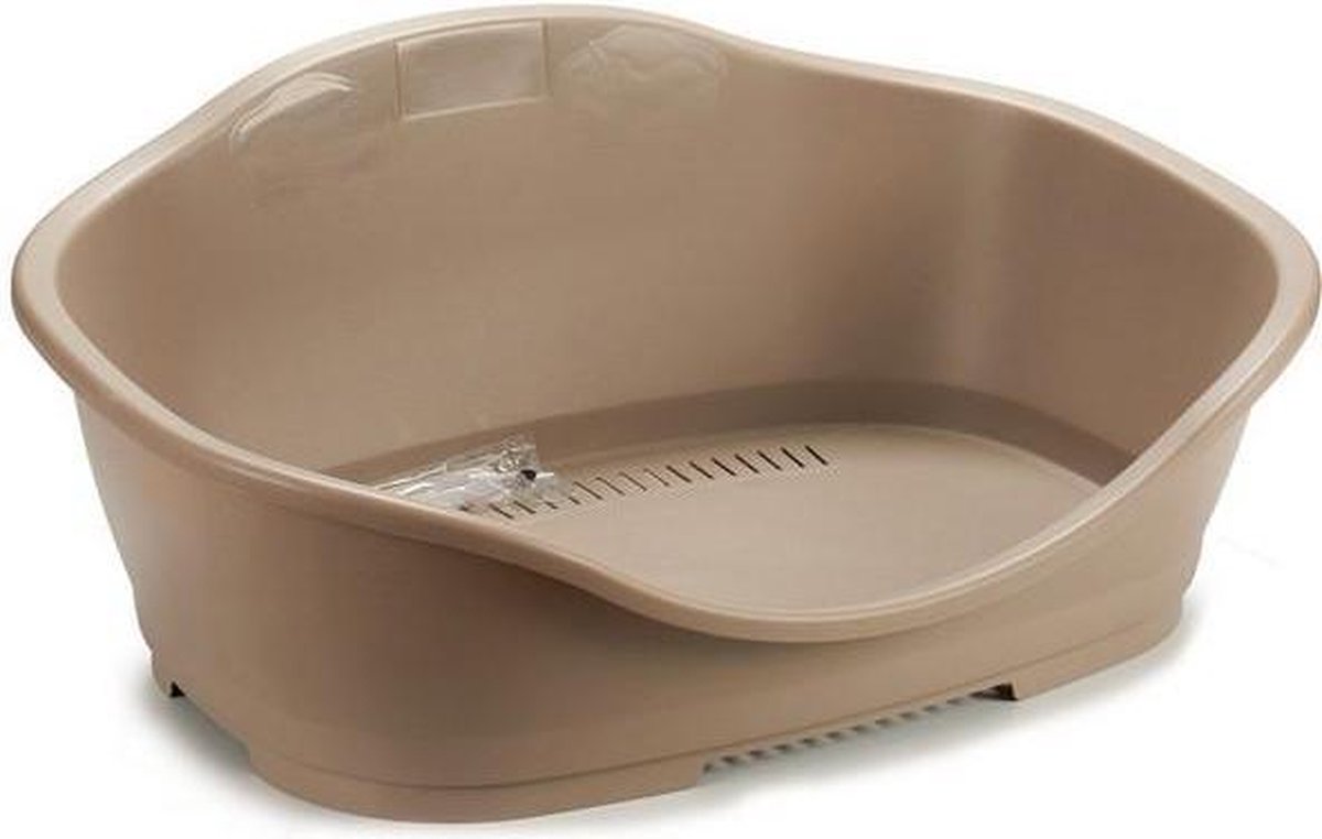 Pet Bed Beige Plastic 56 X 32 X 80 Cm