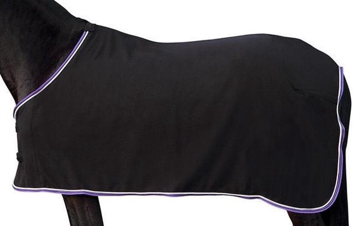 PFIFF fleecedeken Hennes Zwart 105-155cm