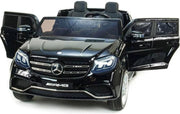 2-Persoons Mercedes Benz GLS63 AMG 12V Elektrische kinderauto | accu auto voor kinderen Met Leren zitje