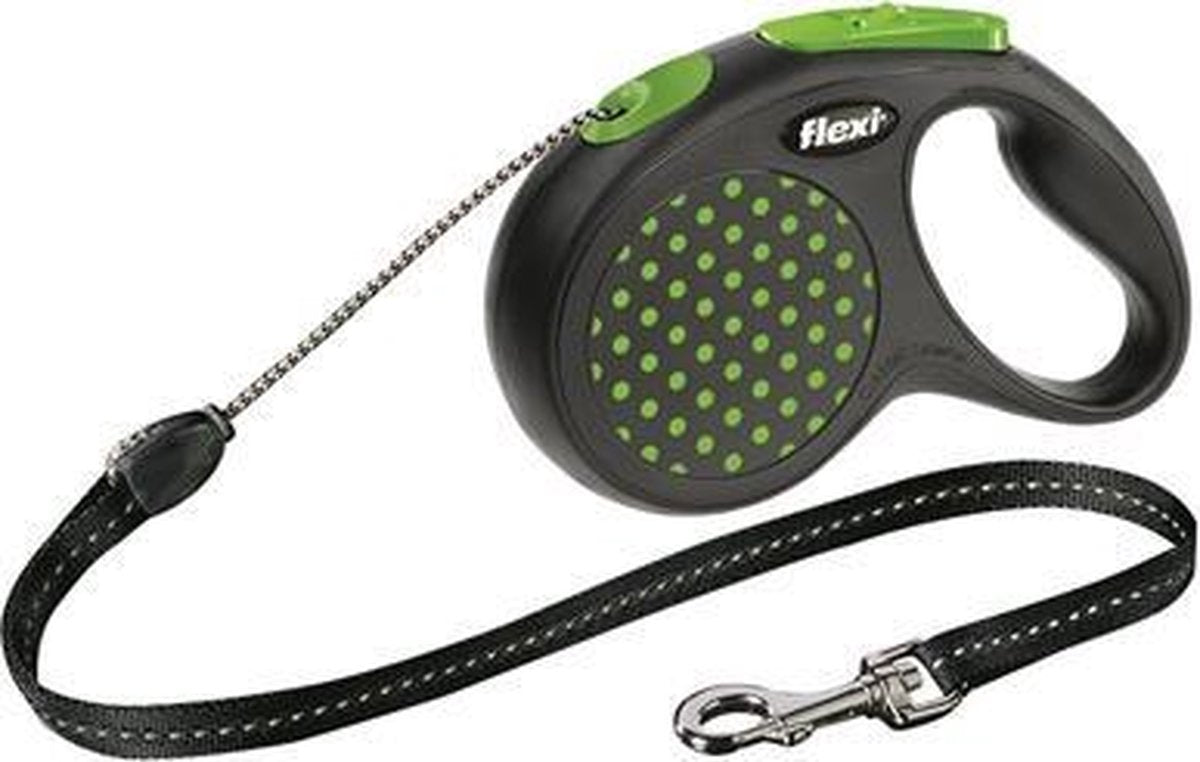 Flexi design cord 5 meter lijn groen s - 1 ST