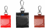 AirPods 1/2 Hoesje Case - Beschermhoesje AirPods-LEER ZWART