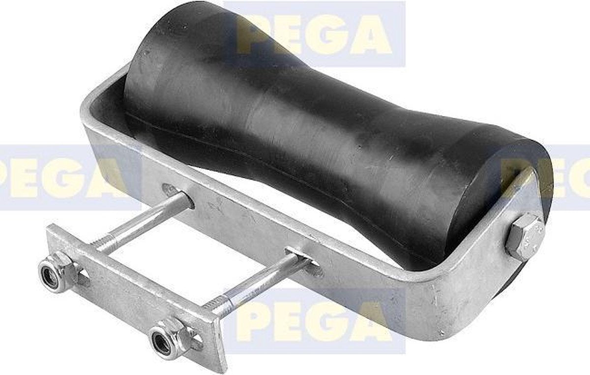 Kielrol 80*200 op u steun met strop voor 70-70 mm (162.21)