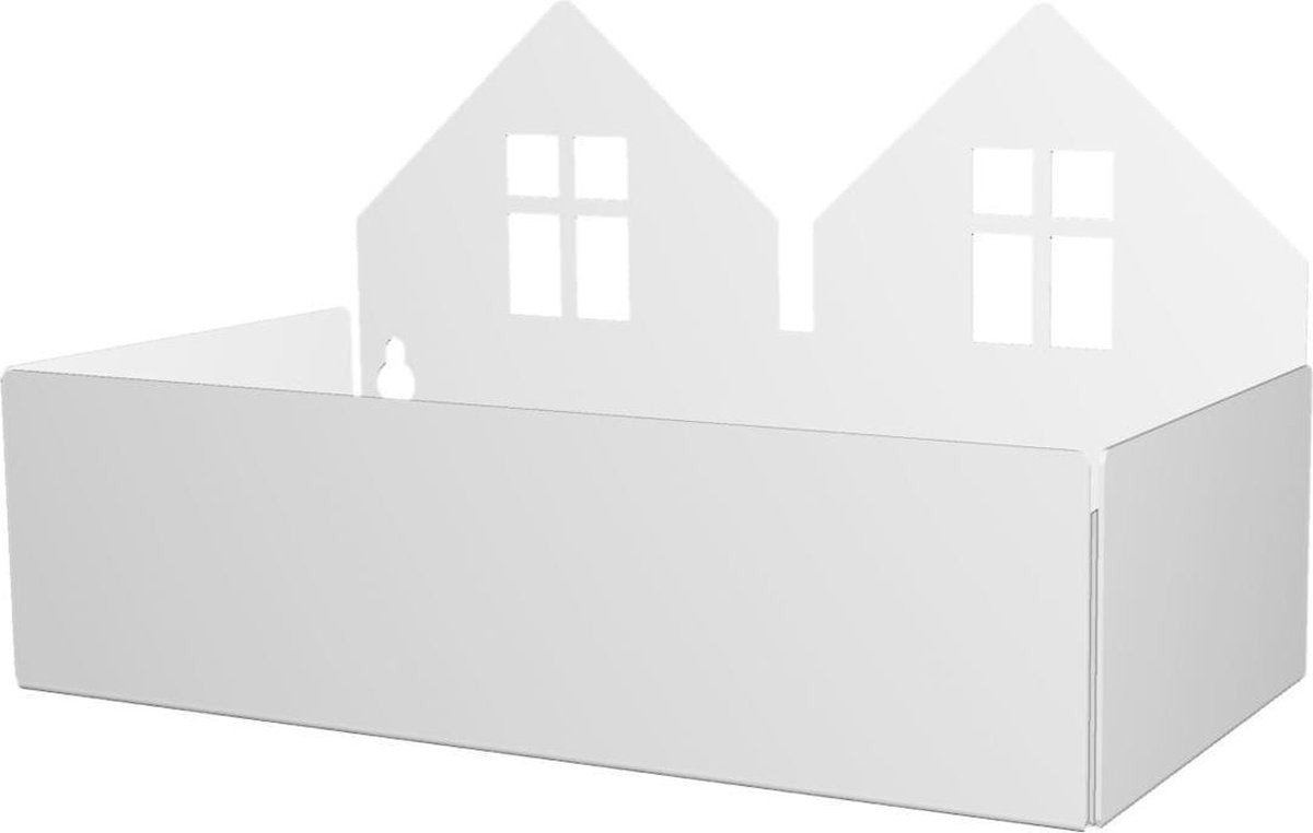 Roommate Opbergbakjes Twin House 22cm Wit