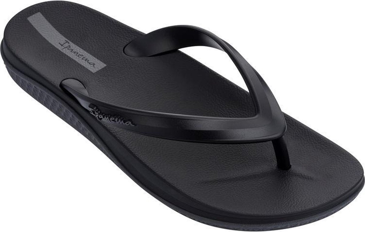 Ipanema Anatomic Lapa Heren Slippers - Black/Dark Grey - Maat 42