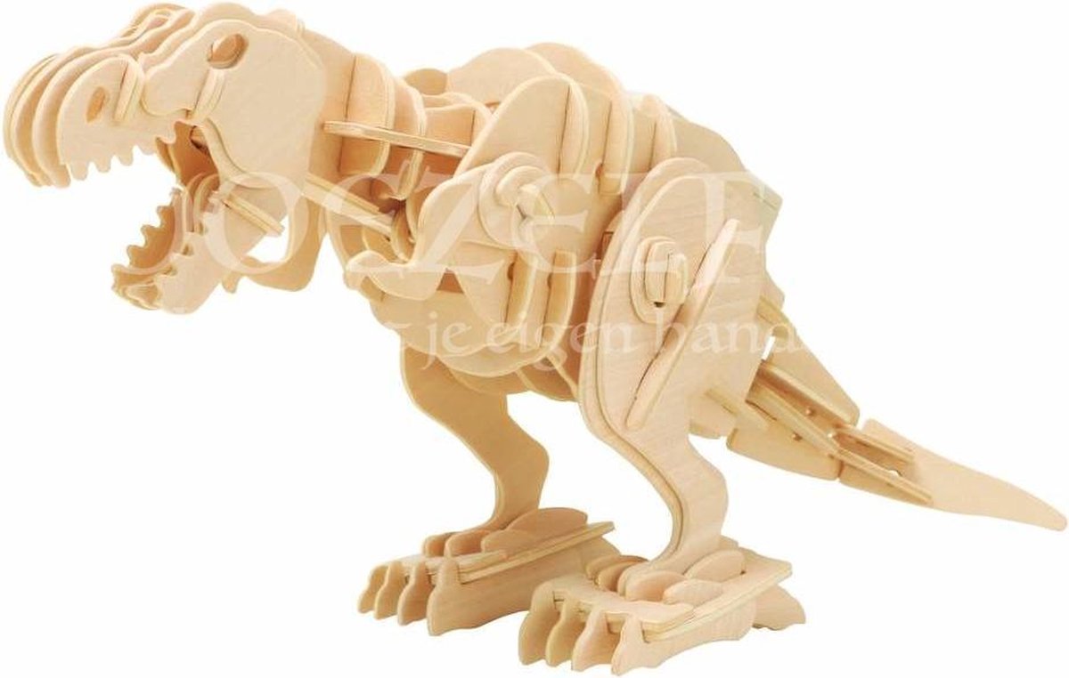 ROBOTIME ROKR Bijtende T-Rex Houten Puzzel Modelbouw