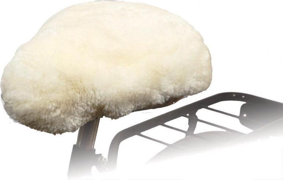 Willex Fietszadelhoes Schapenvacht - Naturel