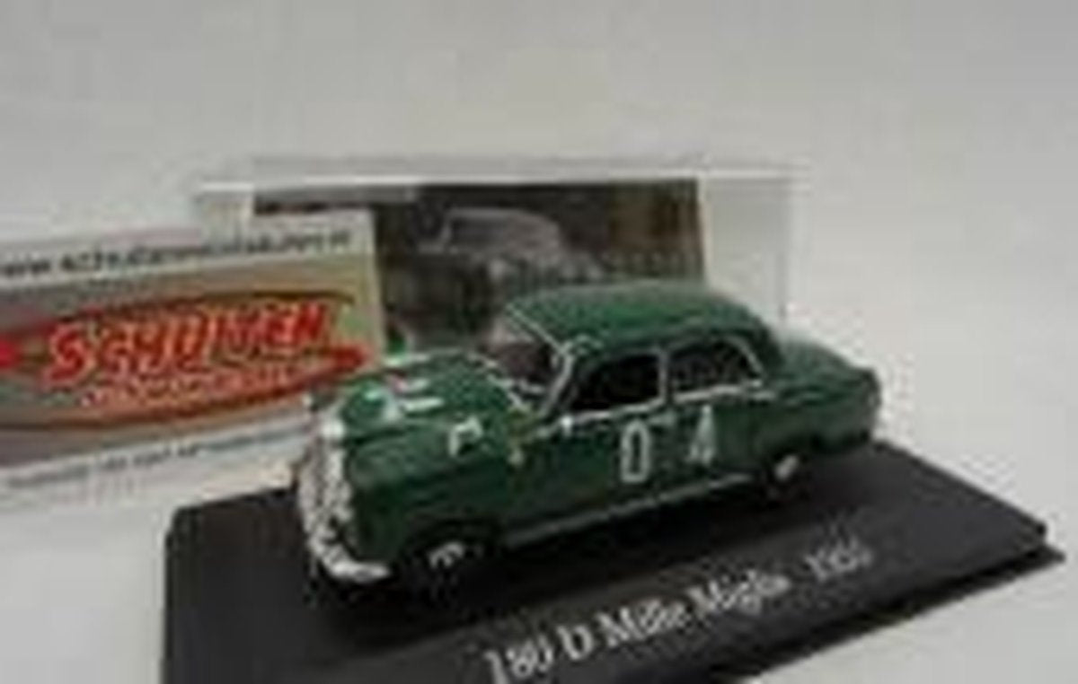 Mercedes-Benz 180D Mille Miglia 1955 #04 Groen 1:43 Altaya Mercedes Collection