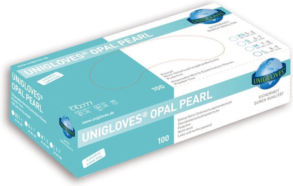 Unigloves wegwerphandschoenen Opal Pearl