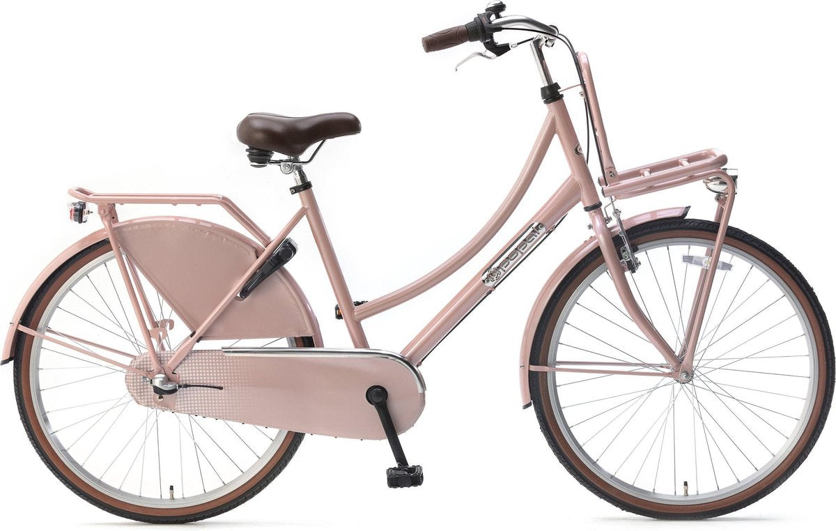 Popal Daily Dutch Basic+ Kinderfiets - 26 inch - 3 versnellingen - Zalmroze
