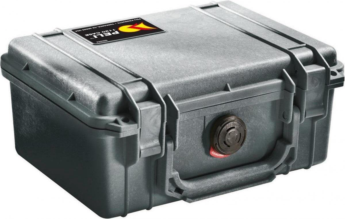 Peli 1120 Waterdichte Camerakoffer Zwart met Foam Interieur