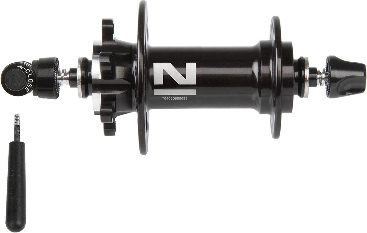 Novatec Superlight naaf 3in1 MTB Disc zwart Uitvoering 24-gaats