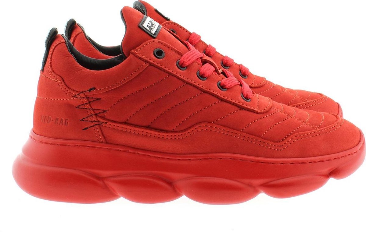 Red Rag 13333 - Kinderen Lage schoenenJongens - Kleur: Rood - Maat: 31