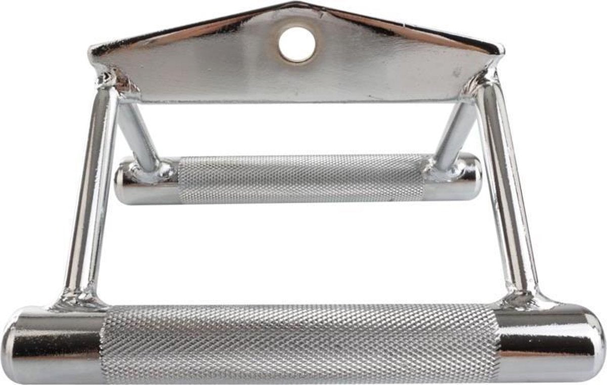 ScSPORTS® Roeigreep - Lat Pulley hangreep - Cable handle - Verchroomd staal