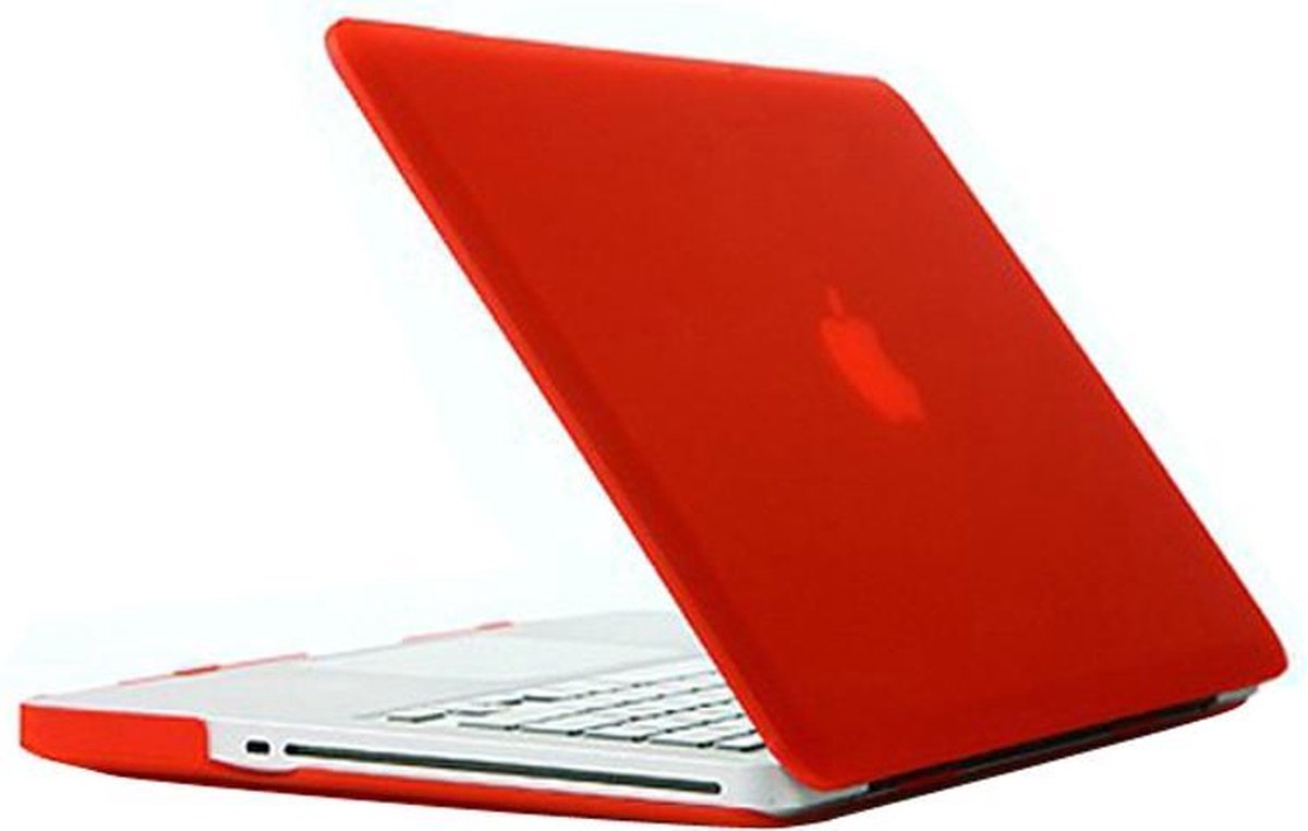 Mobigear Hard Case Frosted Rood voor Apple MacBook Pro 13 inch (2008-2012)