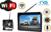 RVS - Draadloze Achteruitrijcamera set WIFI met 7 inch scherm - Achteruitrij Camera Draadloos voor Auto / Camper / Caravan / Vrachtwagen / Landbouwmachines