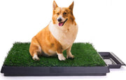 Rexa® hondentoilet voor honden 63 x 50cm - indoor puppytoilet met gras