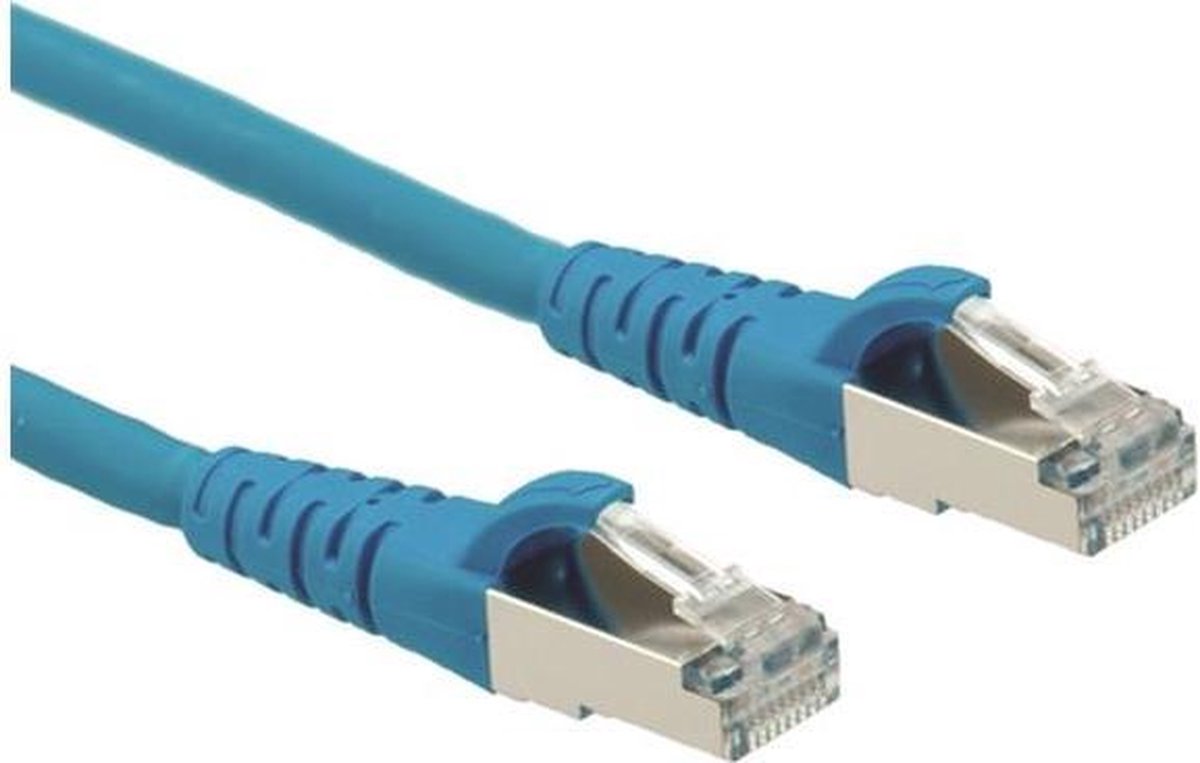 ROLINE CAT.6a S/FTP netwerkkabel 2 m Cat6a S/FTP (S-STP) Blauw