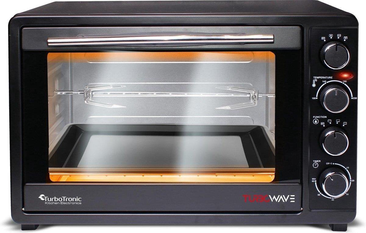 Z-line - Elektrische Oven 45 liter - 2000W - Zwart - RVS - TT-EV45