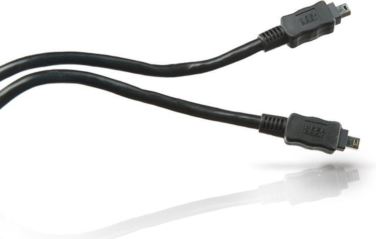 Conceptronic FireWire Cable 4-p 1.8m Zwart 1