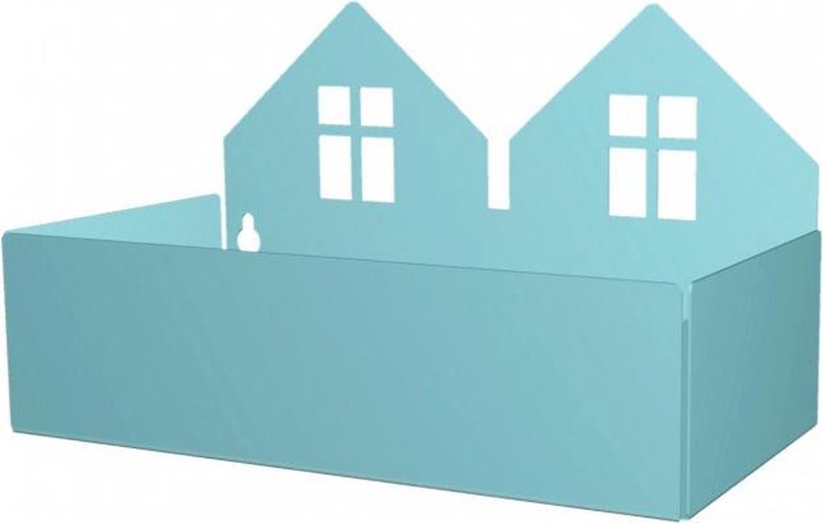 Roommate Twin House Opbergbox Pastel Blue