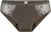 LingaDore - Daily Slip Olive - maat L - Bruin Groen