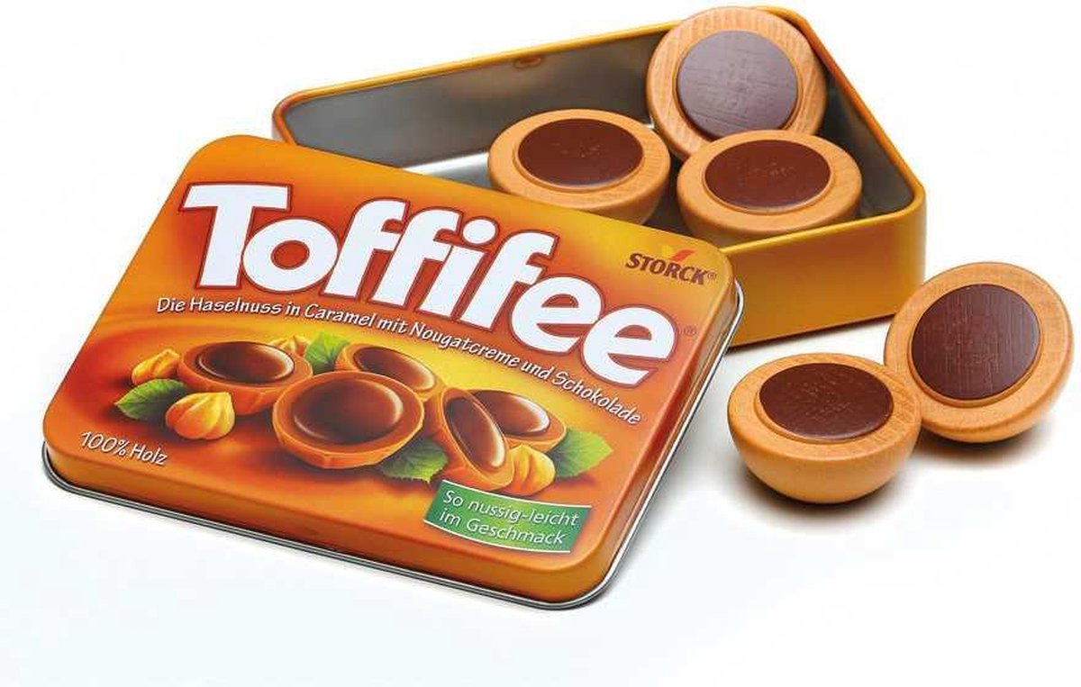 Erzi houten toffifee in blikje