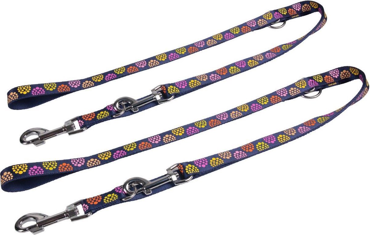 Training leash party blue 200cm 20mm